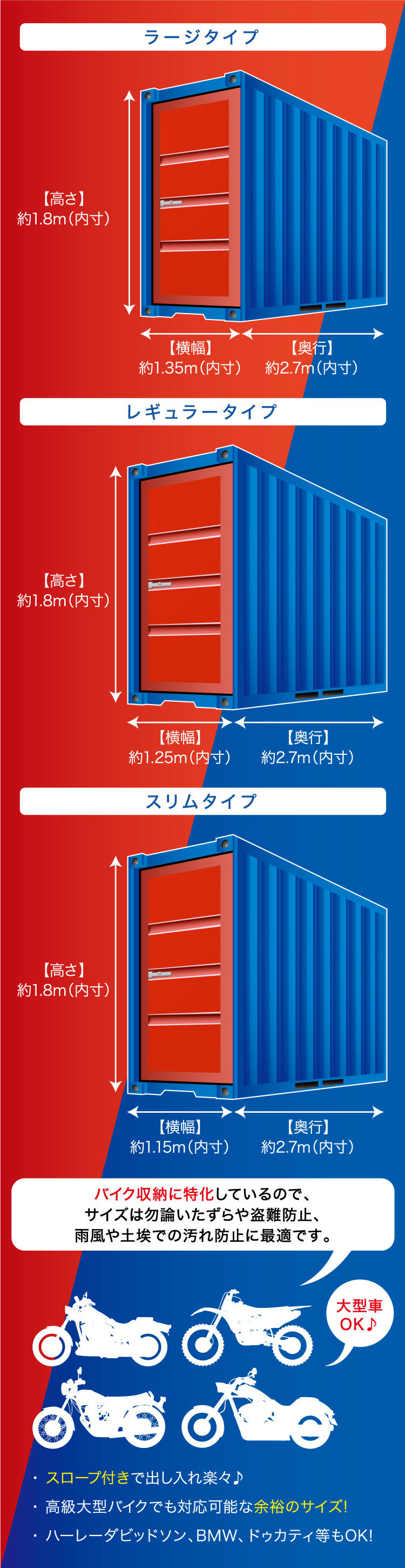 収納サイズの目安
